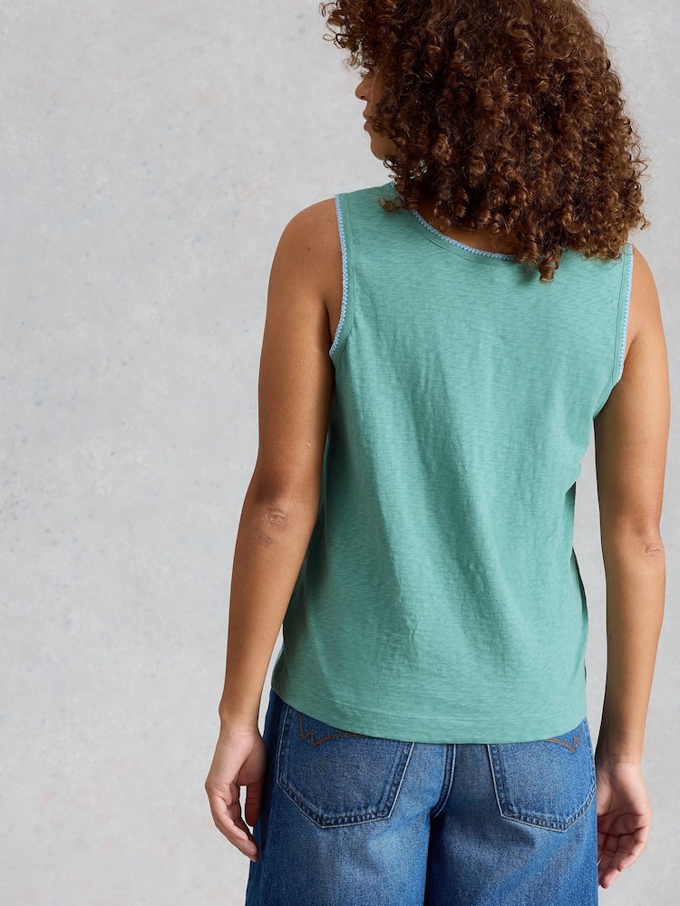 White Stuff Blue Bianca Vest - Image 2 of 6