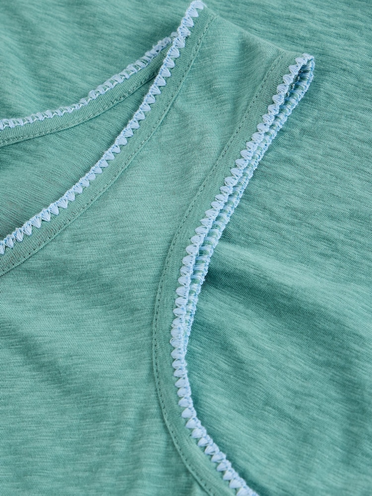 White Stuff Blue Bianca Vest - Image 6 of 6