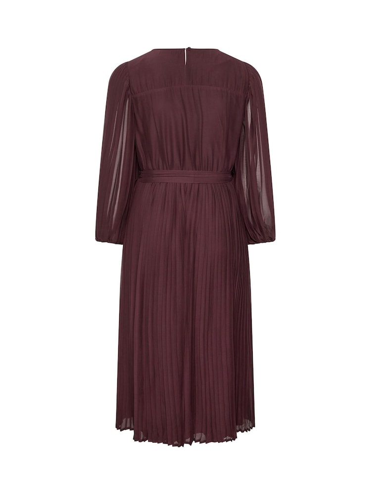 אדום - Yours Curve Sweetheart Pleated Dress - תמונה 6 מתוך 6 אדום - Yours Curve Sweetheart Pleated Dress - תמונה 6 מתוך 6