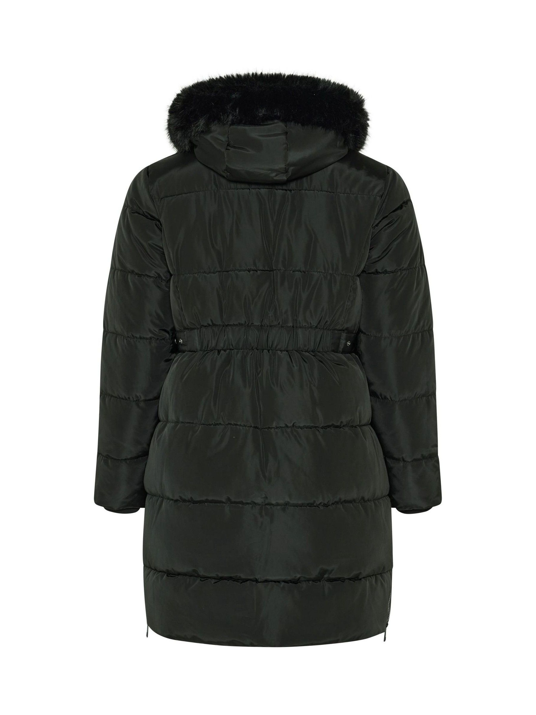 Buy Yours Curve Black Maternity Padded Midi Coat from Next USA