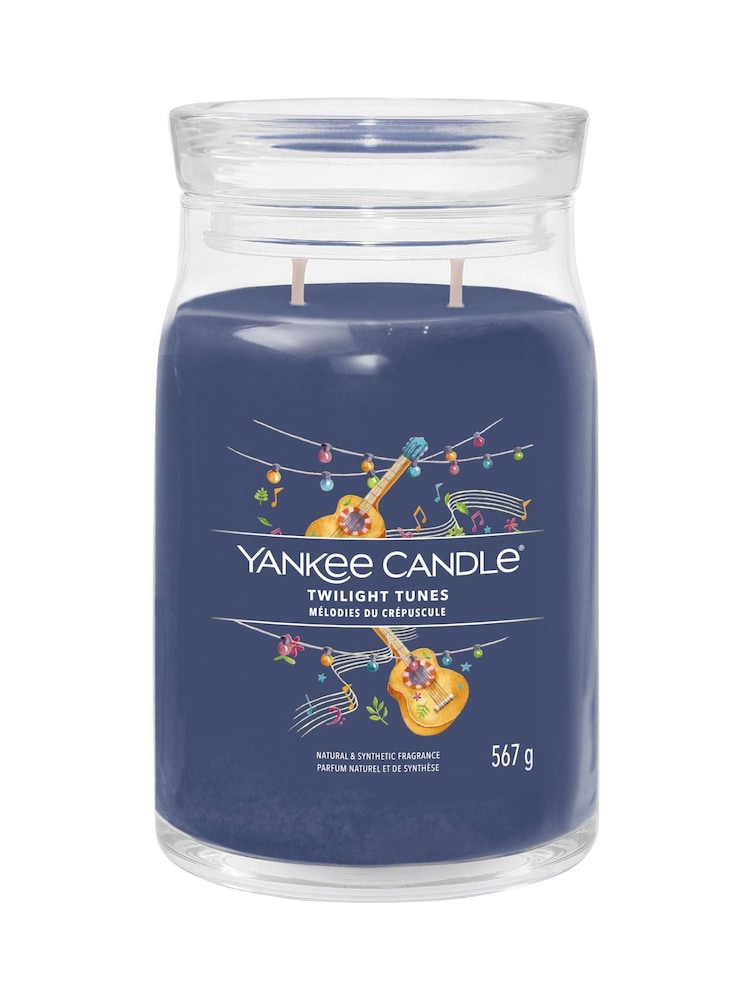 Yankee Candle Blue Signature Large Jar Twilight Tunes Scented Candle - Image 2 of 3