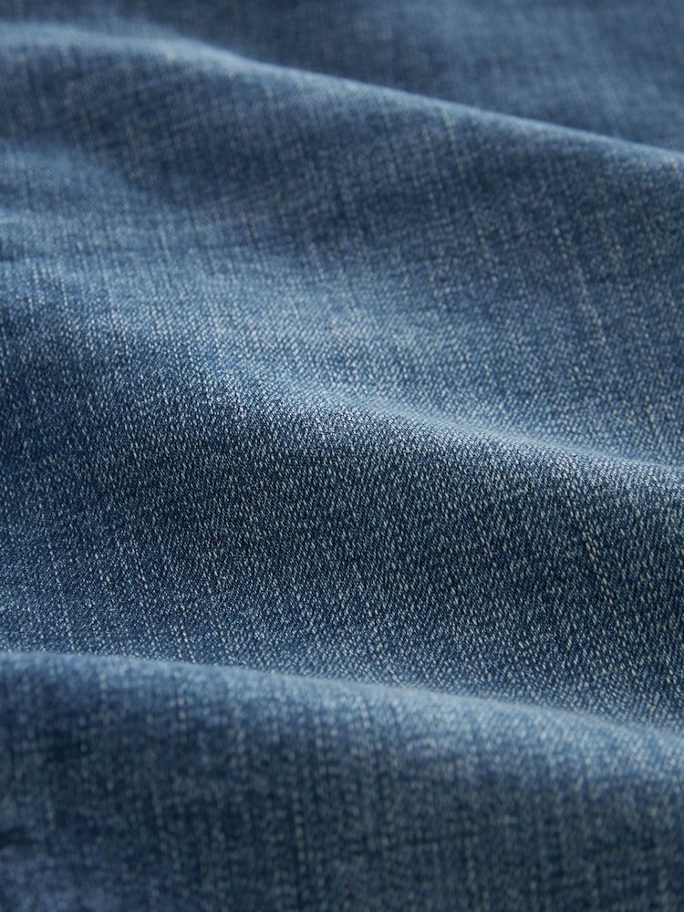 Blue Light Straight Fit Signature Heavyweight Cotton Jeans - Image 10 of 10