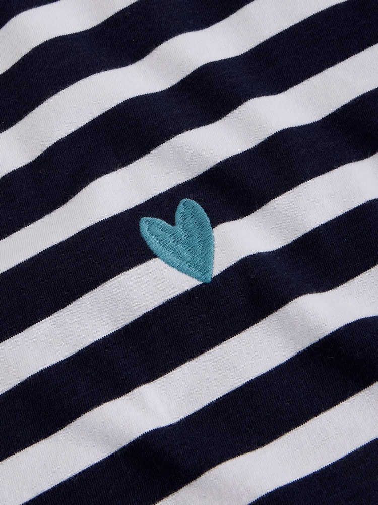 White Stuff Blue Gina Stripe T-Shirt - Image 6 of 6 White Stuff Blue Gina Stripe T-Shirt - Image 6 of 6