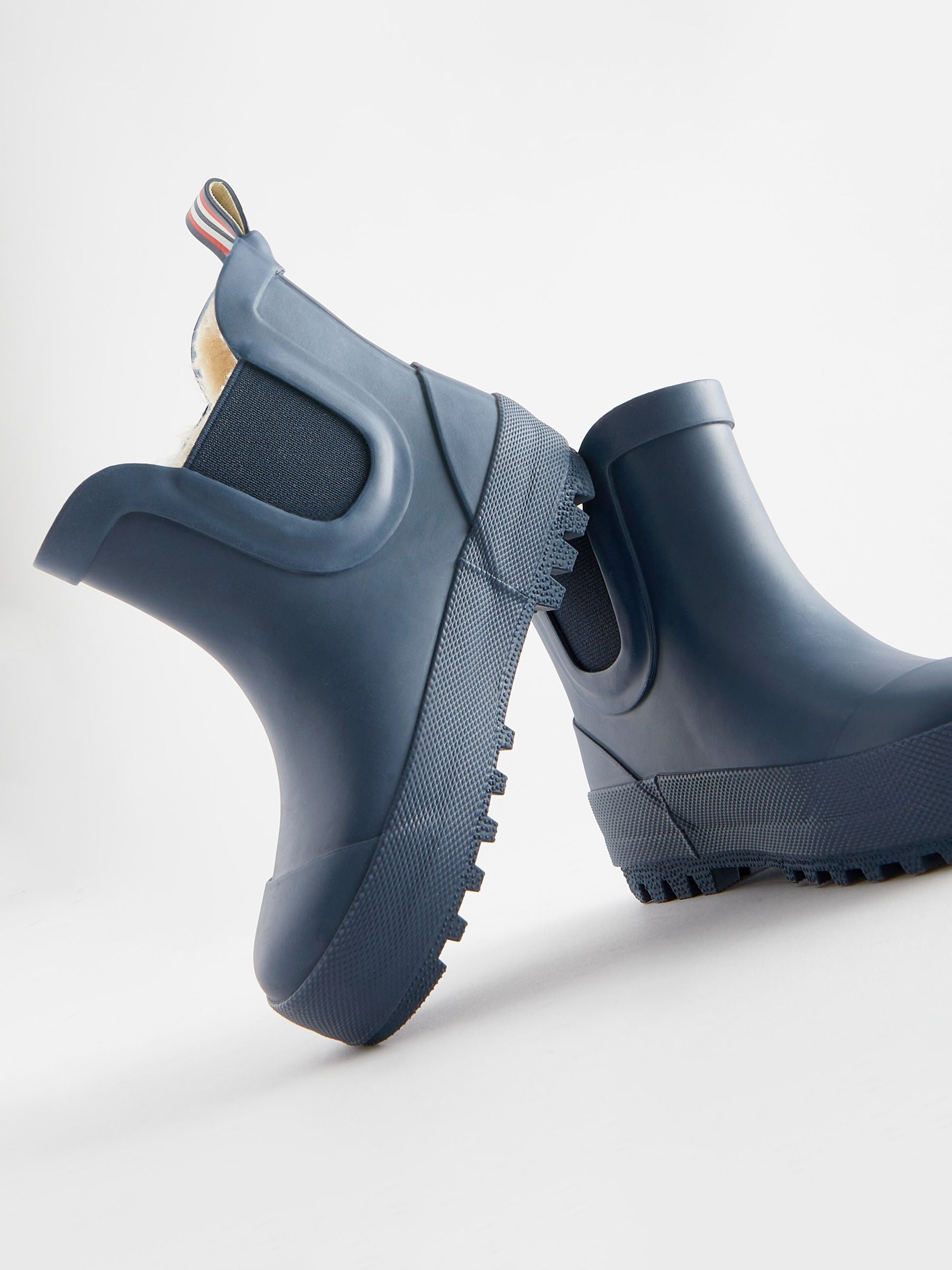 Navy ankle wellies shop