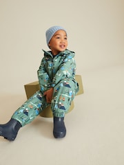 Navy Warm Lined Ankle Wellies - Image 6 of 7