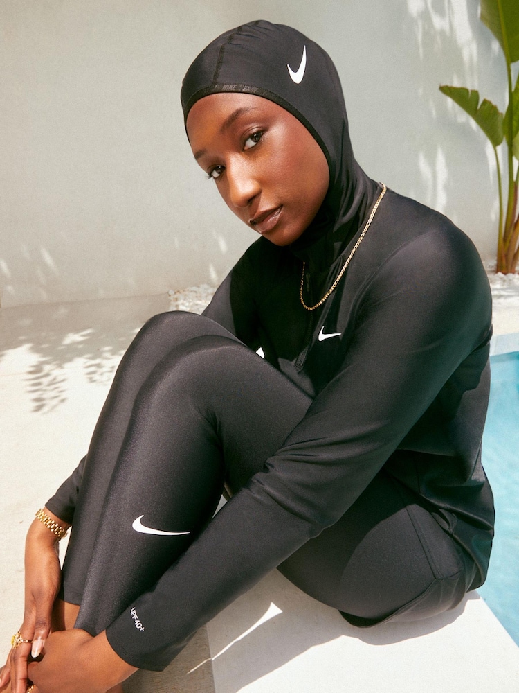 Nike Black Victory Full Coverage Swimming Leggings - Image 2 of 7