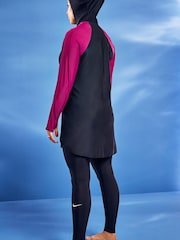 Nike Black Victory Full Coverage Swimming Leggings - Image 3 of 7