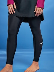 Nike Black Victory Full Coverage Swimming Leggings - Image 5 of 7