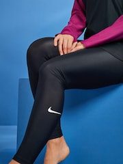 Nike Black Victory Full Coverage Swimming Leggings - Image 7 of 7