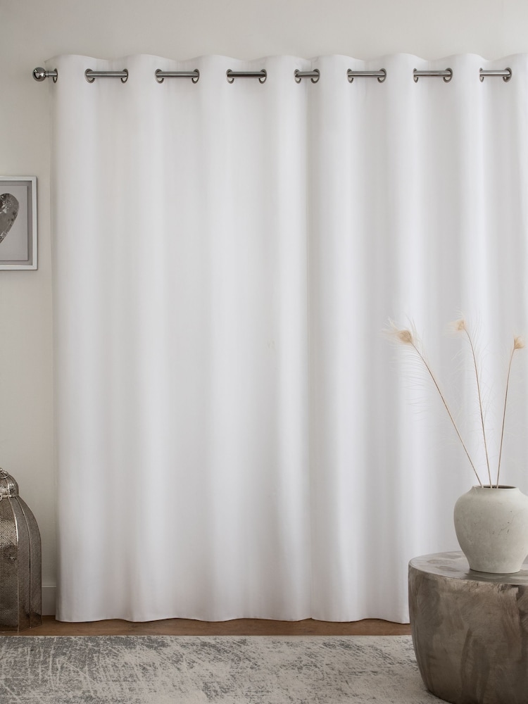 Cortinas de ilhós de algodão - Imagem 2 de 7