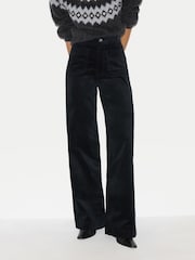 Jigsaw Black Rhea Velvet Patch Pocket Jeans - Image 1 of 6