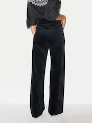 Jigsaw Black Rhea Velvet Patch Pocket Jeans - Image 4 of 6
