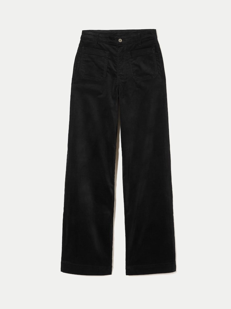 Jigsaw Black Rhea Velvet Patch Pocket Jeans - Image 6 of 6 Jigsaw Black Rhea Velvet Patch Pocket Jeans - Image 6 of 6