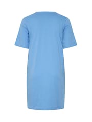 Yours Curve Blue Cockapoo Print Nightdress - Image 5 of 6
