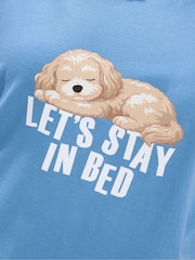 Yours Curve Blue Cockapoo Print Nightdress - Image 6 of 6