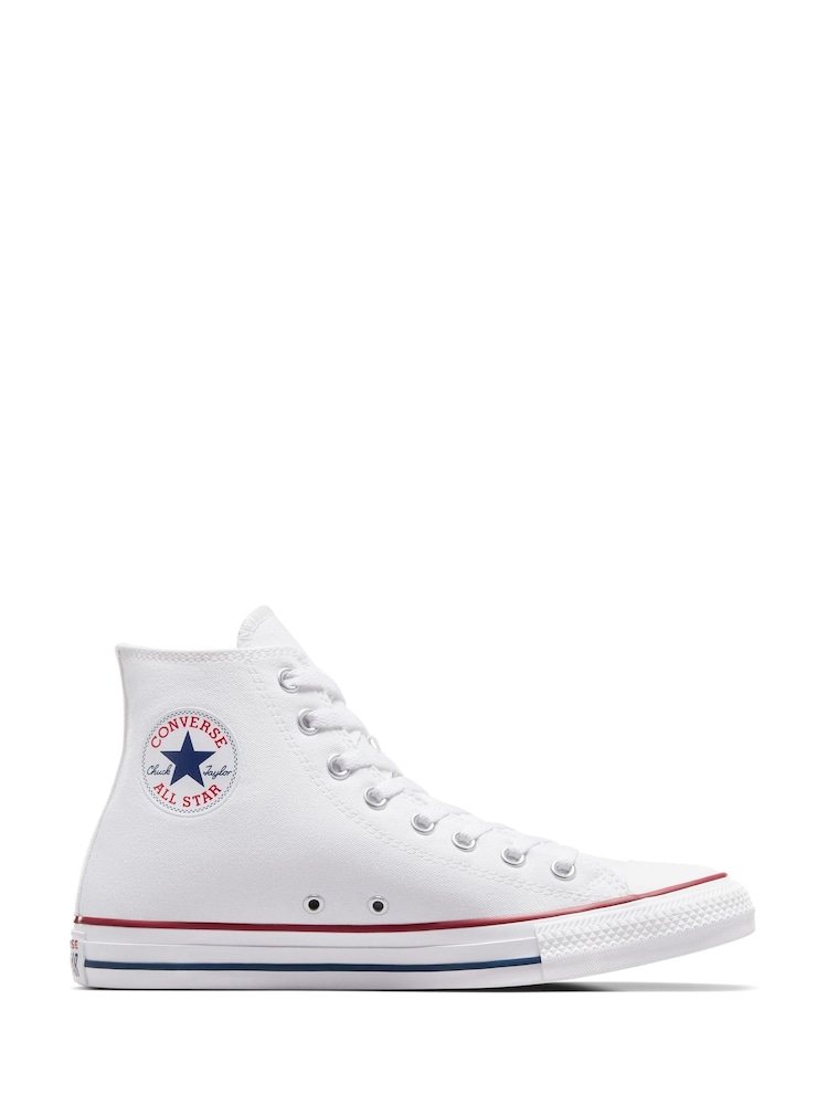 Blanco - Zapatillas de deporte de corte alto Chuck Taylor All Star de Converse - Imagen 1 de 15