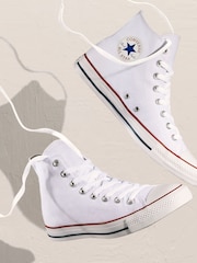 Blanco - Zapatillas de deporte de corte alto Chuck Taylor All Star de Converse - Imagen 11 de 15