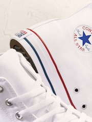 Blanco - Zapatillas de deporte de corte alto Chuck Taylor All Star de Converse - Imagen 12 de 15