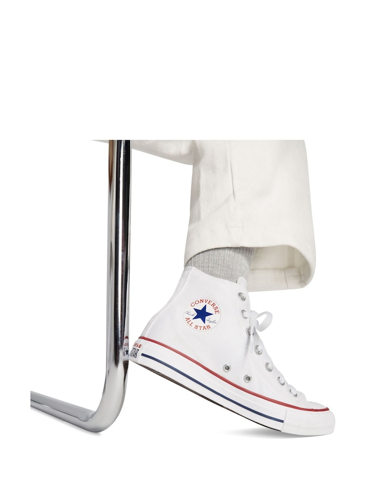 Converse White Chuck Taylor All Star High Trainers - Image 13 of 15