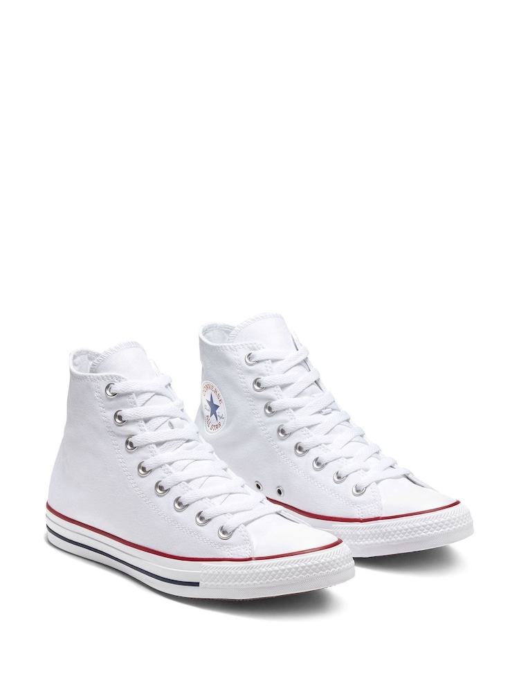 Converse White Chuck Taylor All Star High Trainers - Image 4 of 15