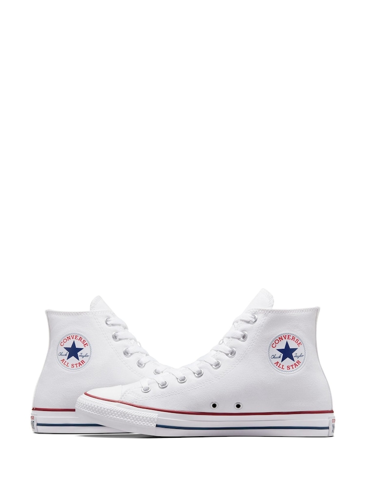 Converse White Chuck Taylor All Star High Trainers - Image 5 of 15