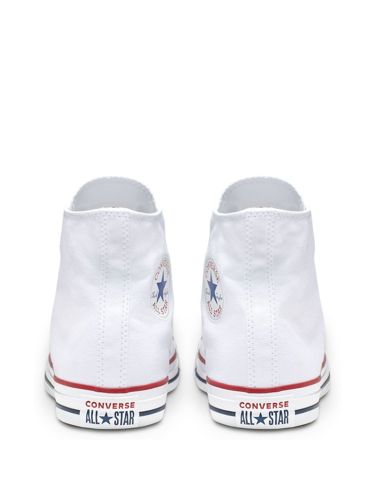 Converse White Chuck Taylor All Star High Trainers - Image 7 of 15