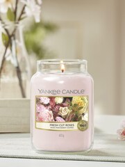 Yankee Candle Pink Classic Large Fresh Cut Roses Scented Candle - Image 1 of 4