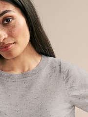 Grey Crew Neck Long Sleeve Jumper - Image 4 of 6