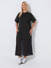 Yours Curve Limited Lace Hem Maxi Dress - Imagen 2 de 6