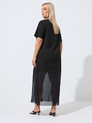 Yours Curve Limited Lace Hem Maxi Dress - Imagen 3 de 6