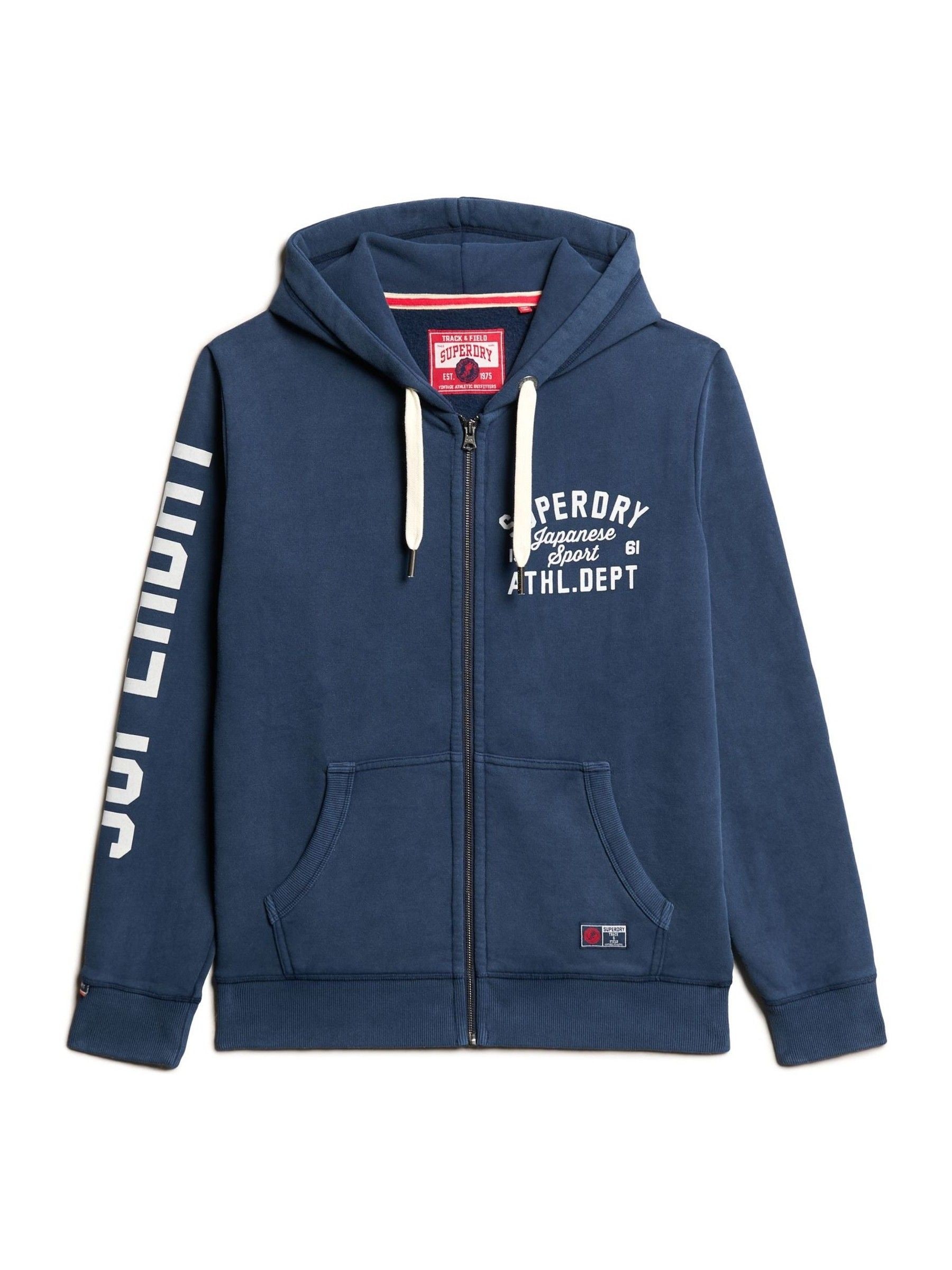 Track and field superdry hoodie outlet