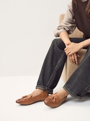 Braun - Hush Puppies – Marissa – Loafer mit Quaste aus Leder - Bild 5 von 9
