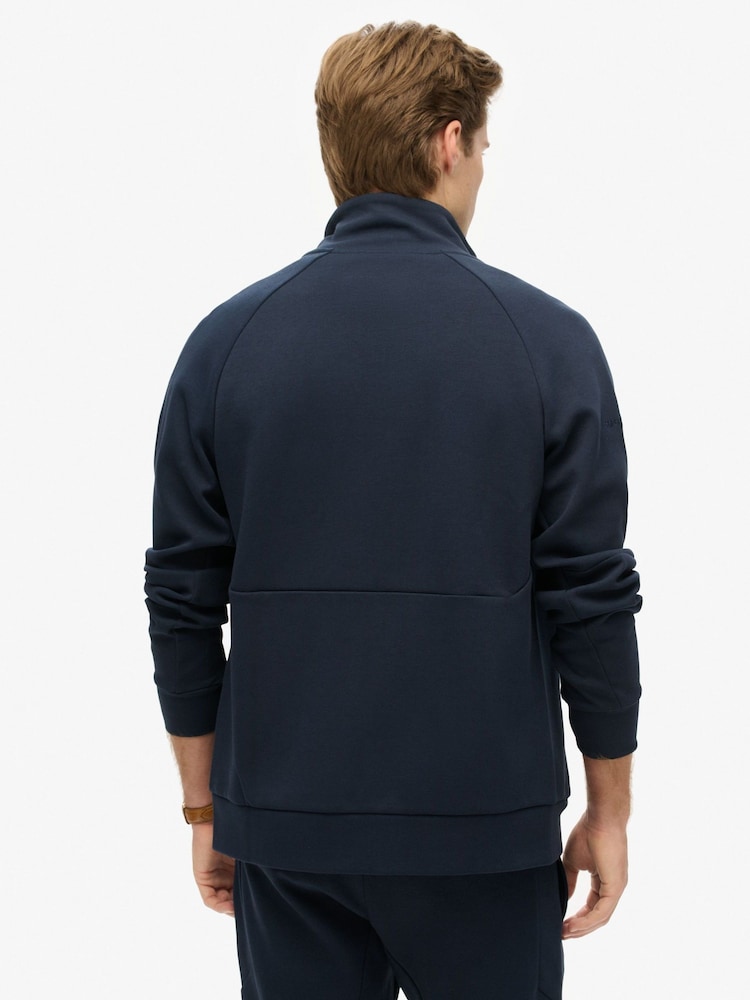 Superdry Deep Navy Tech Loose Track Jacket - Image 2 of 6