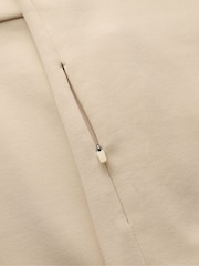 Superdry Tapioca Cream Beige Dark Moss Green Tech Loose Half Zip Sweatshirt - Image 7 of 7