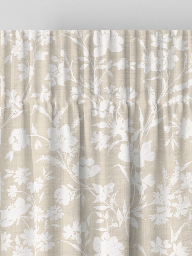 Laura Ashley Dove Grey Rye Made to Measure 100% Cotton Curtains - Image 6 of 9