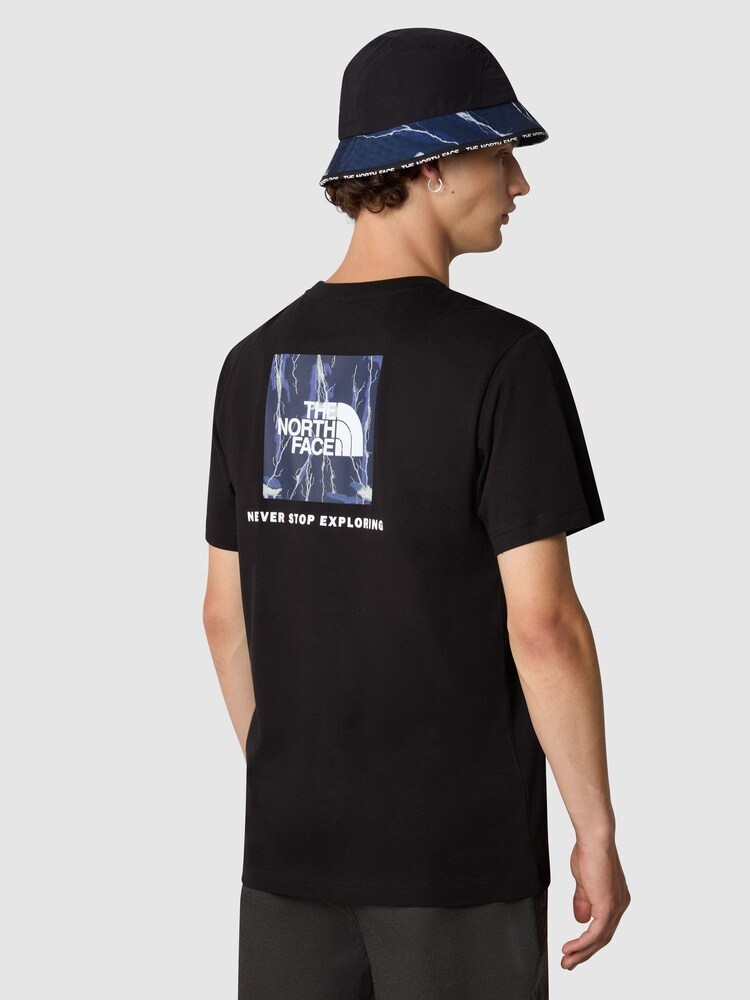 Schwarz - The North Face – Redbox Kurzarm-T-Shirt für Herren, 100 % Baumwolle - Bild 1 von 3
