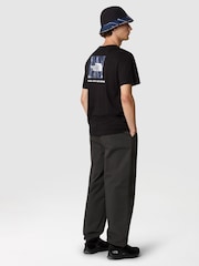 Schwarz - The North Face – Redbox Kurzarm-T-Shirt für Herren, 100 % Baumwolle - Bild 3 von 3