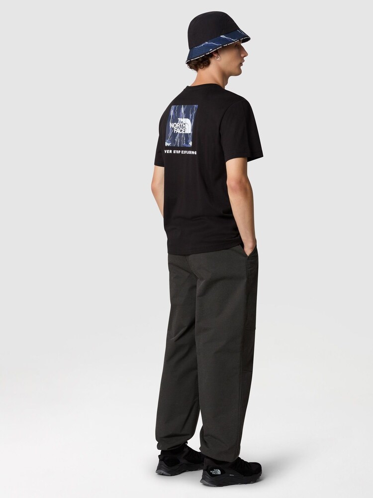 Schwarz - The North Face – Redbox Kurzarm-T-Shirt für Herren, 100 % Baumwolle - Bild 3 von 3