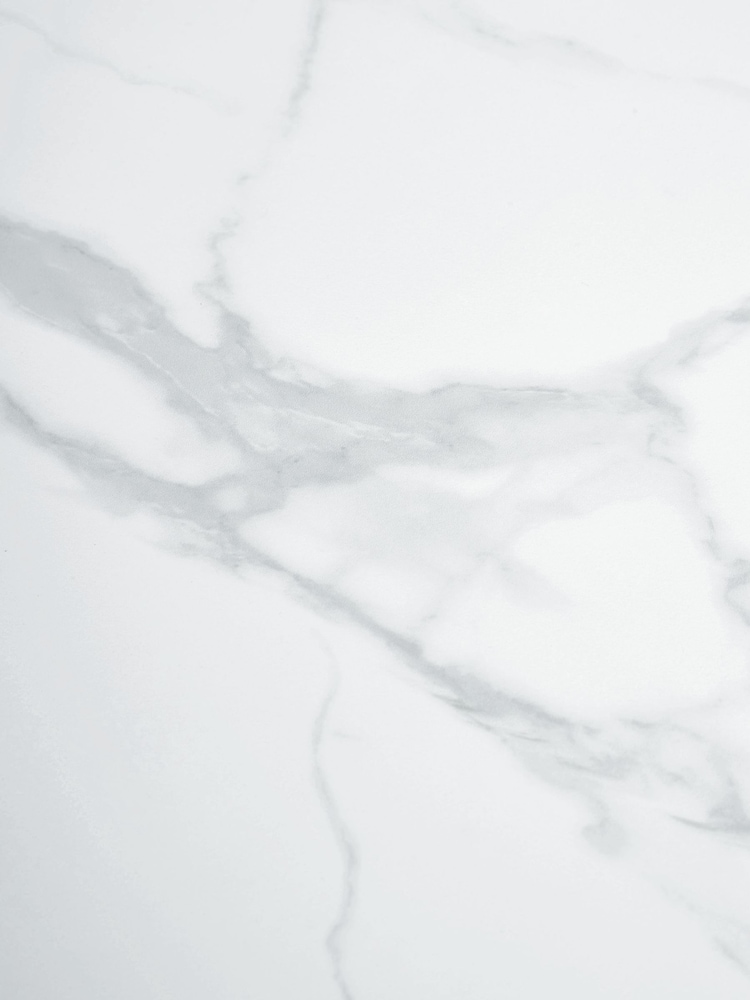 White Marble Effect Astoria Ceramic Dining Table - Image 7 of 7