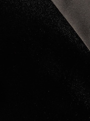 Adrianna Papell Black Velvet Tuxedo Dress - Image 9 of 9
