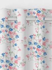 Laura Ashley Coral Pink Charlotte Made to Measure 100% Cotton Curtains - Image 7 of 9
