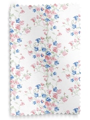Laura Ashley Coral Pink Charlotte Made to Measure 100% Cotton Curtains - Image 9 of 9