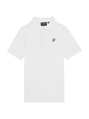 Lyle & Scott White Boys Classic Polo Shirt - Image 2 of 4