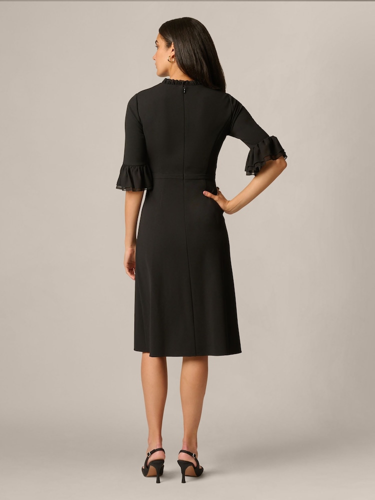 Rochie din șifon și crep tricotat Adrianna Papell - Imaginea 2 din 6 Rochie din șifon și crep tricotat Adrianna Papell - Imaginea 2 din 6