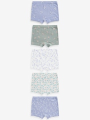 Blau und Pink - Ditsy Floral Shorts 5 Pack (2-16yrs) - Bild 1 von 7