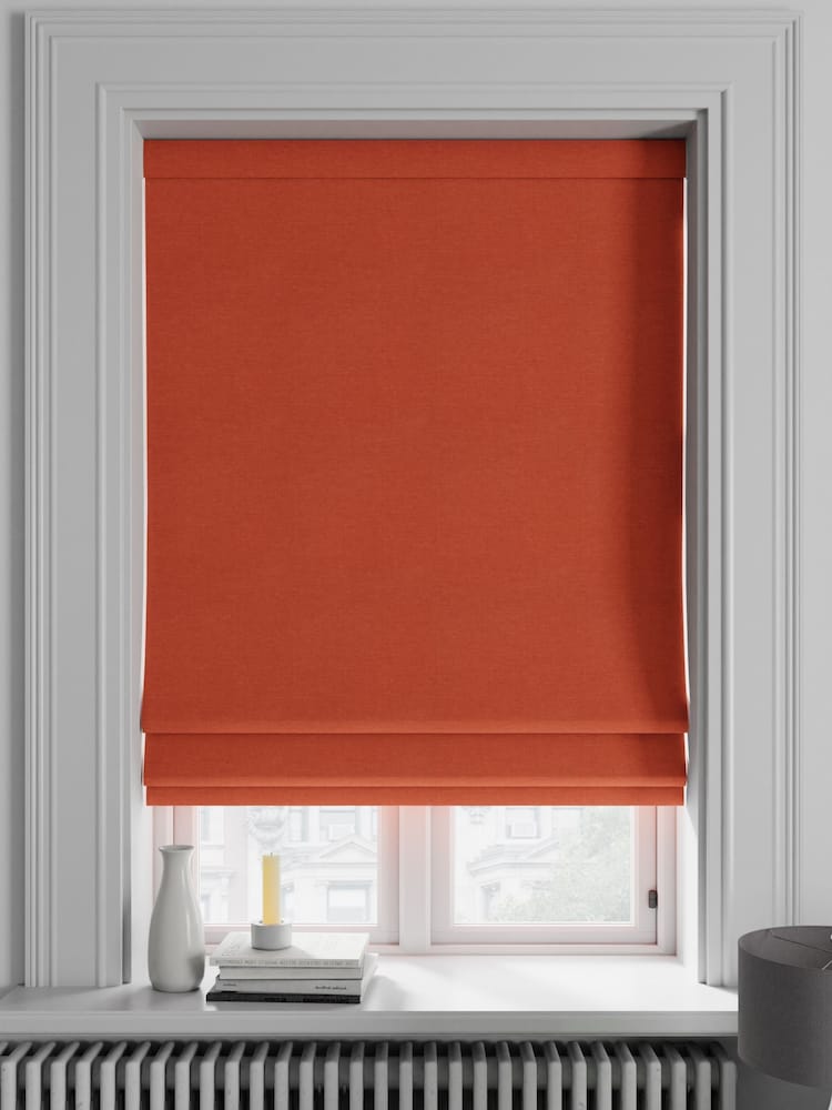Orange Soho Made To Measure Roman Blind - Image 1 of 6