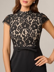 Adrianna Papell Combo Crepe Jumpsuit - Image 5 of 5
