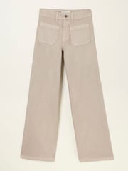 FatFace Natural Cassie Marine Straight Jeans - Image 5 of 5