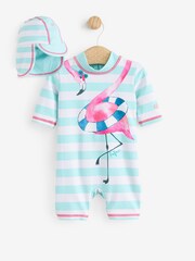 Sunsafe Flamingo Swim Set - Image 1 of 7