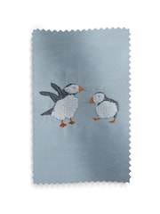 Blue Tufted Puffin 100% Cotton Duvet Cover and Pillowcase Set - Image 7 of 7